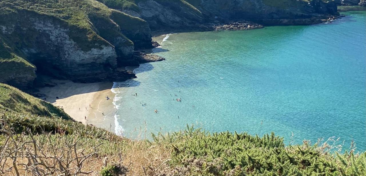 Polrunny Farm Sloe Cottage With A Sea View Boscastle Esterno foto
